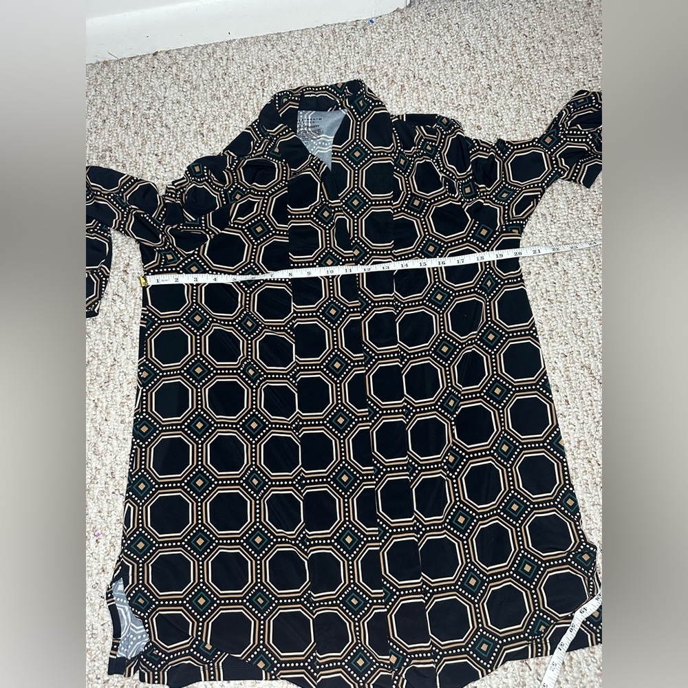 Investments Geometric Pattern Cardigan size PL - Picture 5 of 5